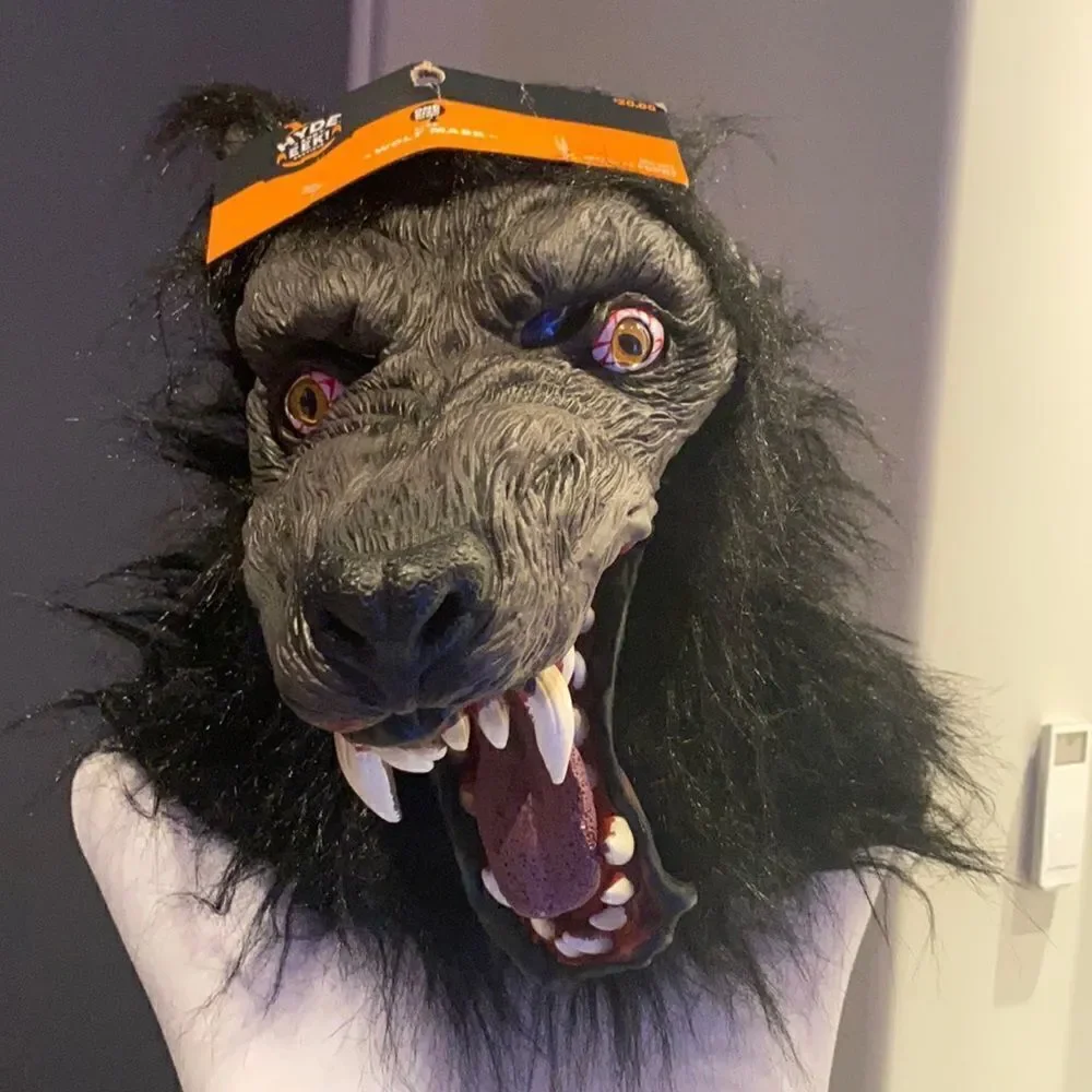 Kids Wolf Mask One Size NWT